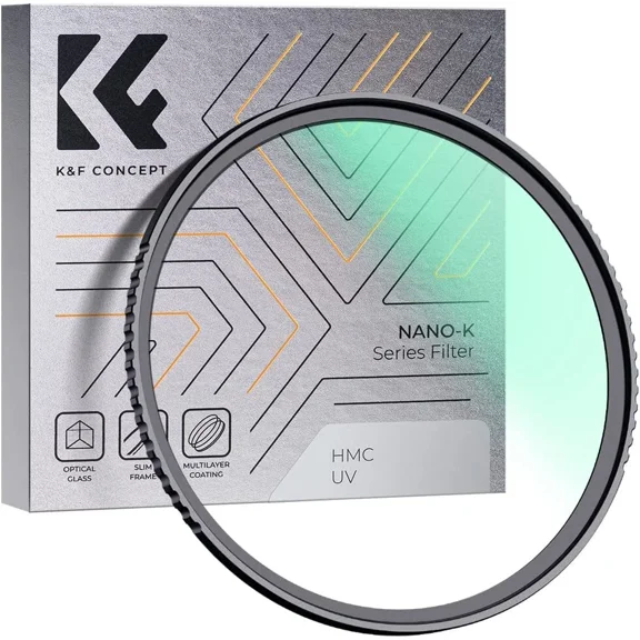 K&F Concept 39Mm Mcuv Lens Filter Slim Optic Glass Frame Multi Resistant Coating