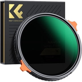 K&F CONCEPT 55mm ND4-64 (2-6 Stops) ND Lens Filter Variable & CPL Polarizers Filter 2-in-1, 28 Multi-Coated Polarizing and Neutral Density Camera Lens Filter (Nano-X Series)