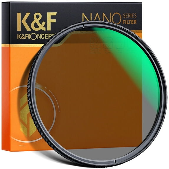 K&F CONCEPT 62mm Circular Polarizers Lens Filter HD 28 Layer Super Slim Multi-Coated