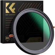 K&F CONCEPT 62mm Variable Fader ND2-ND32 ND Filter and CPL Circular Polarizing Filter 2 in 1 for Camera Lens No x Spot Waterproof Scratch Resistant