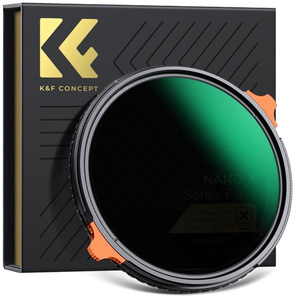 K&F CONCEPT 67mm K&F CONCEPT 77mm True Color Variable Fader ND2-32 ND Filter and CPL Circular Polarizing Lens Filter in 1 for Camera Lens Neutral Density Polarizer Filter (Nano-x Series)