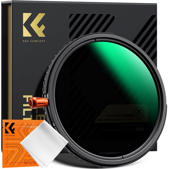 K&F CONCEPT 67mm Variable ND2-32 (1-5 Stops) & Circular Polarizing Filter CPL & Black-Mist 1/4 3 in 1 HD Lens Filter with 28 Multi-Coated for Camera Lenses Nano-Xcel Series