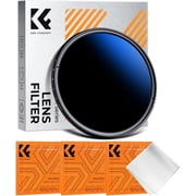 K&F CONCEPT 82mm Variable ND2-2000 1-11 Stops ND Camera Lens Filter-18 Multi-Coated Adjustable Neutral Density Filter with 3 Vacuum Cleaning Cloths K-Series