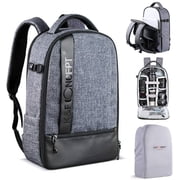 K&F CONCEPT Camera Backpack, 15 Laptop Bag for SLR Photography Accessories, Equipment, Card