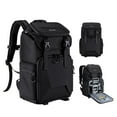 thumbnail image 1 of K&F Concept Camera Backpack Bag with Laptop Compartment for DSLR/SLR Mirrorless,25L Camera Case for Camera/Lens/Tripod Parts-Black, 1 of 8