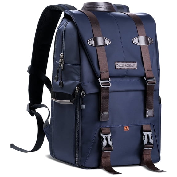 K&F CONCEPT Camera Laptop Backpack Bag Extra Large Case Waterproof with Rain Cover