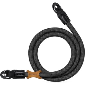 K&F CONCEPT Camera Neck Strap, 100cm Nylon Rope Camera Shoulder Strap with O-Ring for DSLR Camera- Black