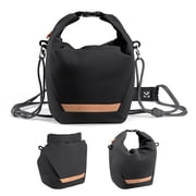 K&F CONCEPT Camera Sling Bag Small Camera Compact Case Lightweight Crossbody, Pouch Handbag for Urban Street Photography, Black