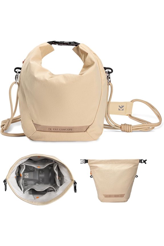 Camera Sling Bag Small Compact Case, Cute Soft Camera Pouch Handbag for Urban Street Photography