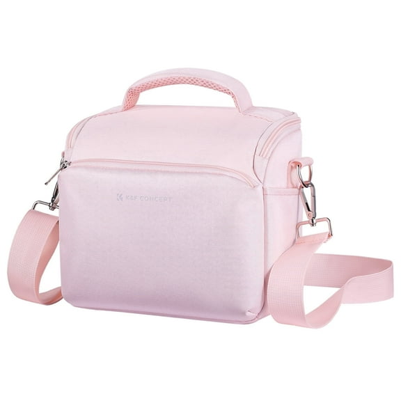 K&F Concept Camera Sling Bag, DSLR/SLR/Compact Shoulder Photography Bags for Photographers -5L (Pink )