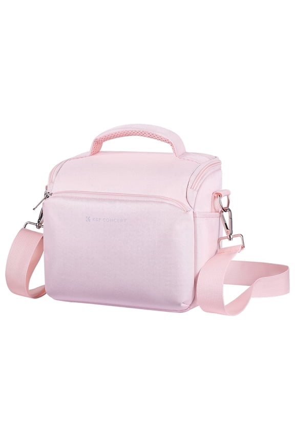 Camera Sling Bag, DSLR/SLR/Compact Shoulder Photography Bags for Photographers -5L (Pink )