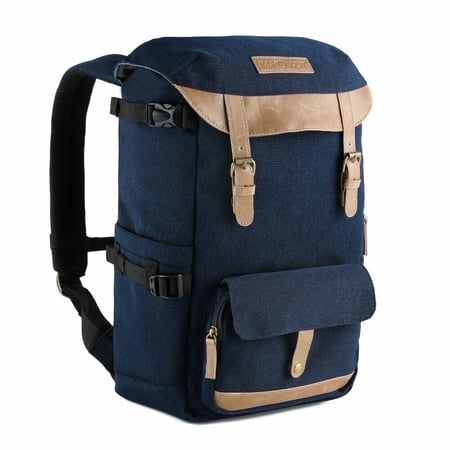 K&F Concept Camera Backpacks Professional Storage Quick Side Access with Rain Cover, 15.6 inch Camera Laptop Bag