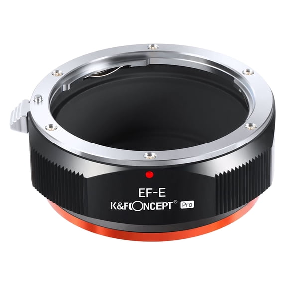 K&F Concept EOS to E Mount Adapter Compatible for Canon EF EF-S Mount Lens to E NEX Mount Mirrorless Cameras A6000 A6400 A7II A5100 A7 A7RIII