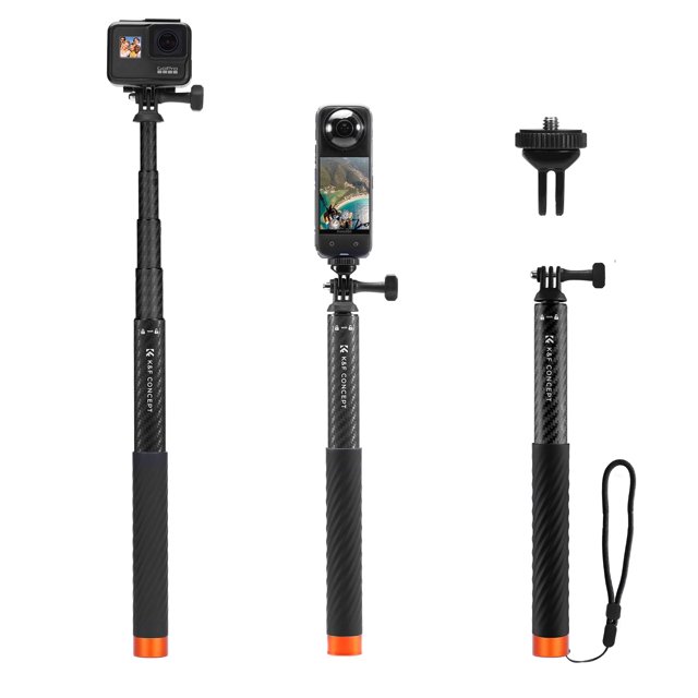 Extra Long Extendable Monopod Pole For Action Cameras – Fits GoPro, CamOne, Infinity – SC-ELPM