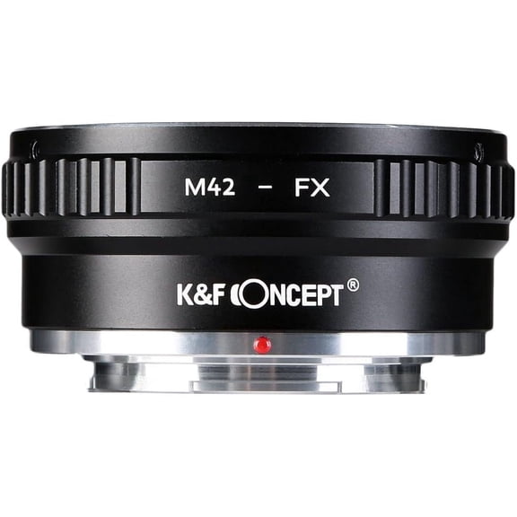 K&F CONCEPT Lens Adapter M42 to Fuji X Compatible with M42 Mount Lens to Fujifilm Fuji X-Series X FX Mount Mirrorless Camera Body