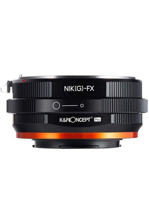 Lens Mount Adapter Compatible with Nikon G/F/AI/AIS/D/AF-S Mount Lens to Fujifilm Fuji X-Series X FX Mount Cameras with Matting Varnish Design for Fuji XT2 XT20 XE3 XT1 X-T2