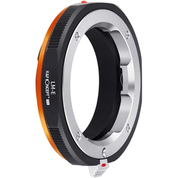 K&F CONCEPT Lens Mount Adapter Compatible for Leica M Lens to Alpha Nex E-Mount Camera Body with Matting Varnish Design