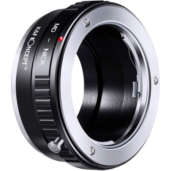 K&F Concept Lens Mount Adapter Compatible with Minolta MD MC Lens to NEX E-Mount Camera,fits a6500 a6600 a6300 a6000 a7