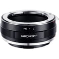 thumbnail image 1 of K&F CONCEPT Lens Mount Adapter PK-L Manual Focus Compatible with Pentax K(PK) Lens to L Mount Camera Body, 1 of 9
