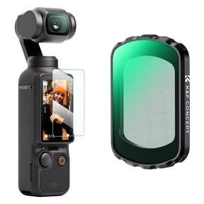 K&F CONCEPT Magnetic Black Diffusion 1/2 Filter Compatible with DJI Osmo Pocket 3, Creative Mist Cinematic Effect Filters for Video/Vlog/Portrait Photography