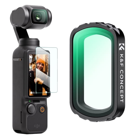 K&F CONCEPT Magnetic UV Filter Compatible with DJI Osmo Pocket 3, Magnetic Multi Coated Lens Protect Filter