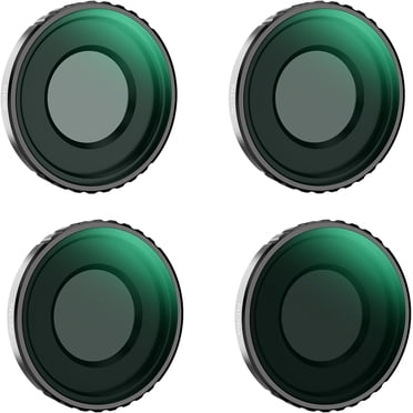 K&F Concept ND Filter Kit Compatible with DJI Osmo Action 4, ND8 ND16 ND32 ND64 4 Pack Light Reduction Exposure Control Optical Glass Filters with Multi-Layer Coating