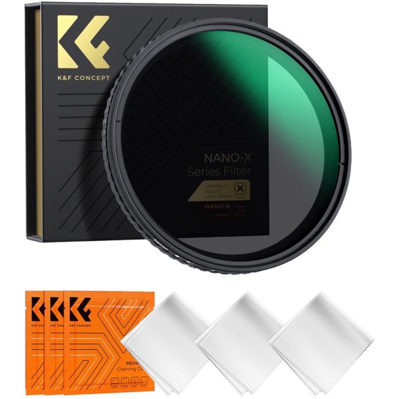 K&F CONCEPT ND2-ND32 Variable Lens Filter Multi-coated Neutral Density 58mm NANO-X