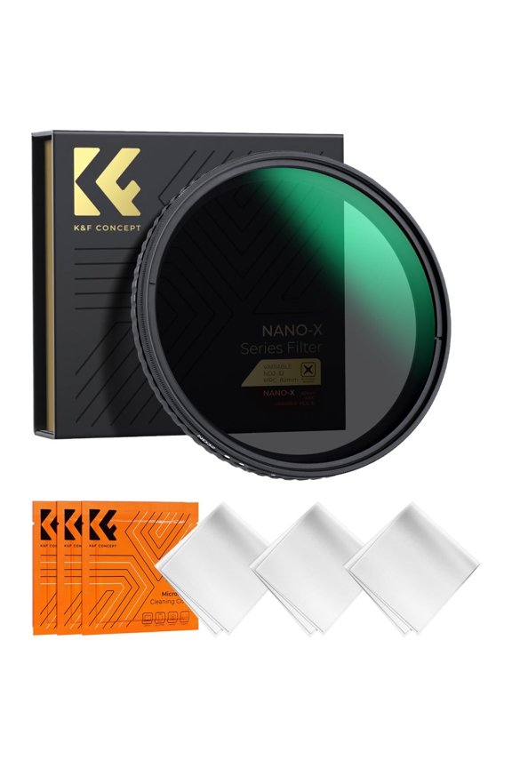 ND2-ND32 Variable Lens Filter Multi-coated Neutral Density 58mm NANO-X