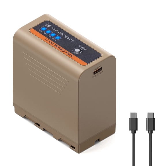K&F Concept NP-F970 Battery 10500mAh Camera Battery with 20W PD Two-Way Fast Charge