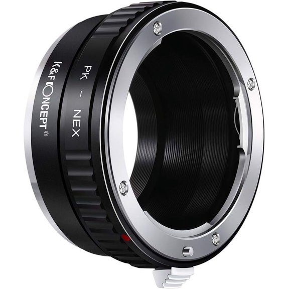 K&F Concept PK K Mount Lens to SNE NEX E-Mount Lens Adapter, Compatible with SNE NEX-3 NEX-3C NEX-3N NEX-5 NEX-5C NEX-5N NEX-5R NEX-5T NEX-6 NEX-7 NEX-F3 NEX-VG10 VG20