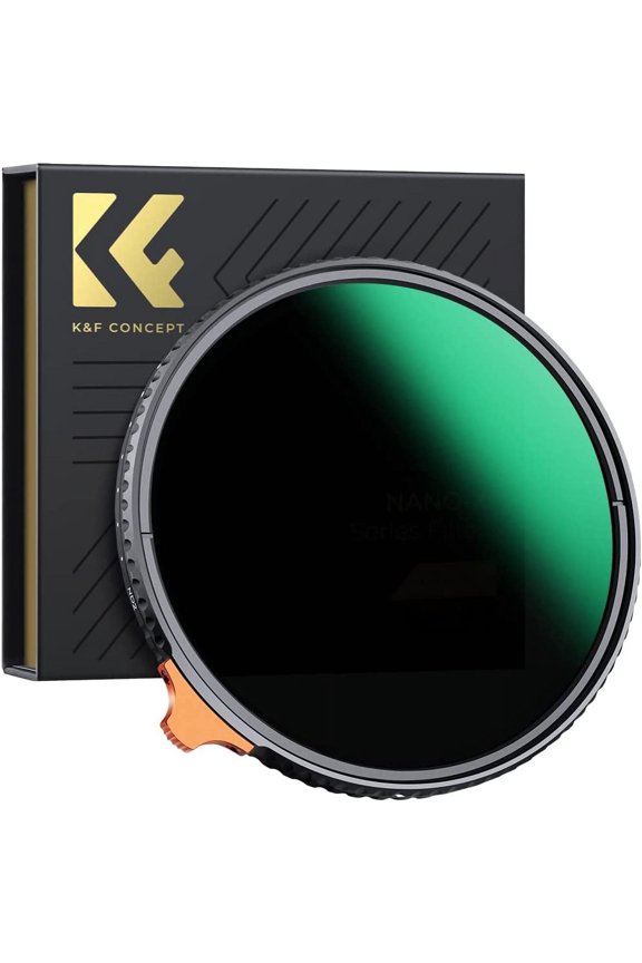 49mm Putter Variable ND Filter ND2-ND400 (1-9 Stops) 28 Multi-Layer Coatings Import AGC Glass Adjustable Neutral Density Filter for Camera Lens (Nano-x Series)