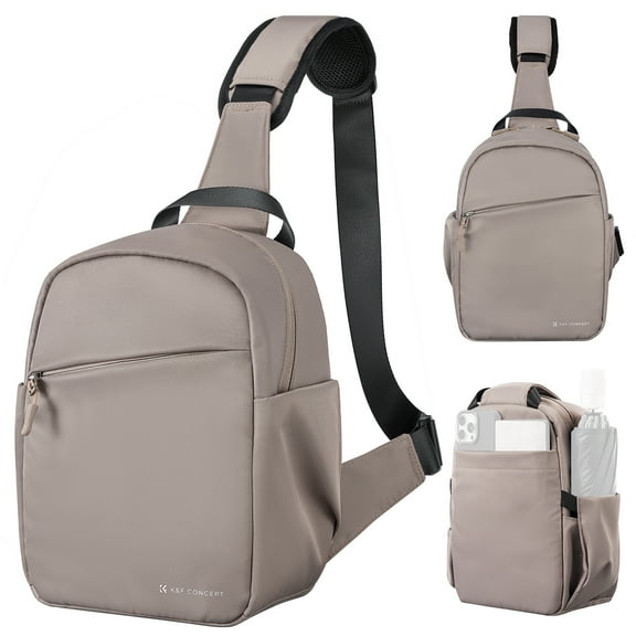 K&F Concept Small Camera Bag for Photography, Camera Sling Crossbody Bag for DSLR/SLR/Mirrorless - 5L (Deep Pink)