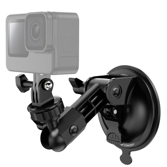 K&F Concept Suction Cup Mount for DJI Osmo Pocket 3, Car Windshield Window Dash Mount Holder for GoPro Hero 13/12/11/10/9 Black, DJI Osmo Action 3/4/5 Pro, Insta360 X5/X4 Accessories
