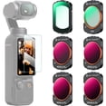 thumbnail image 1 of K&F CONCEPT UV/CPL/ND Filter Set Compatible with DJI Osmo Pocket 3, 6 Pack Magnetic UV+CPL+ND16/PL+ND32/PL+ND64/PL+ND256/PL Protection Polarizer Neutral Density Filters, Multi Coated HD Optical Glass, 1 of 7