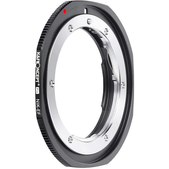 K&F Concept Updated NIK to EOS Adapter, Manual Lens Mount Adapter for NIK F/AI Mount Lens and CO EOS EF EF-S Mount Camera