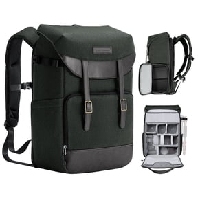 K&F CONCEPT Waterproof Professional DSLR Camera Backpack, Camera Case for SLR, Camera Shoulder Photography Bag with Rain Cover for Travel, Gift for Friend/Families