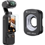 K&F CONCEPT Wide-Angle Lens Compatible with DJI Osmo Pocket 3, Magnetic Attach/Multi-Coated/Optical Glass