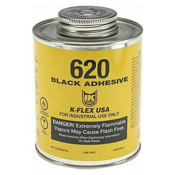 K-Flex Usa Contact Cement, 620 Series, Black, 1 pt, Can 800-620-PTB