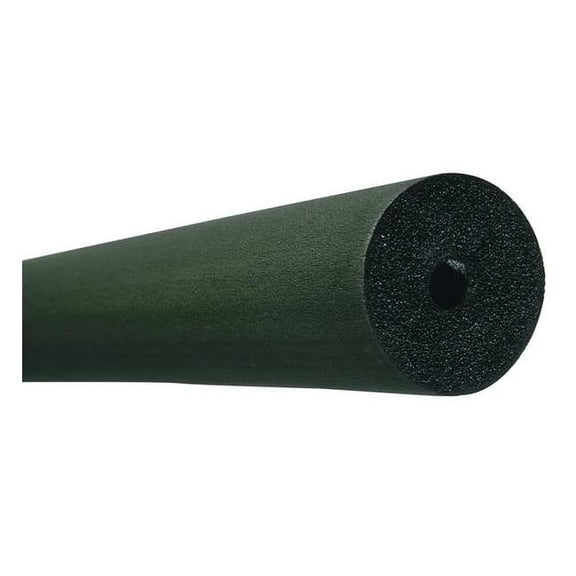 Pipe Insulation, 1-3/8" OD, 6 ft. L, NBR/PVC Based Elastomeric, 1 in Wall