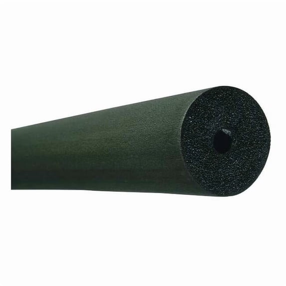 Pipe Insulation, 6 ft. L, NBR/PVC Based Elastomeric, 1 in Wall