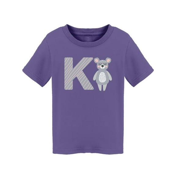 K For Koala T-Shirt Toddler -Image by Shutterstock, 2 Toddler