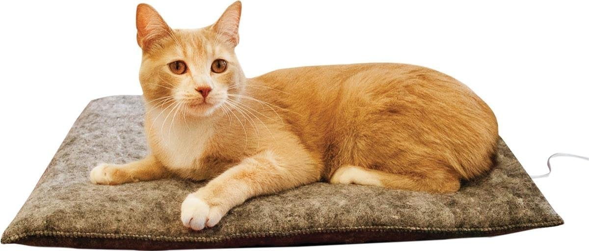 K&H Amazin Kitty Pad Pet Cat Bed, Gray