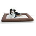 thumbnail image 1 of K&H Pet Products Deluxe Lectro-Soft Outdoor Heated Bed Chocolate/Tan Large 34.5 X 44.5 Inches, 1 of 9