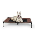 thumbnail image 1 of K&H Original Pet Cot Elevated Dog Bed Chocolate/Black Mesh X-Large 32 X 50 X 9 Inches, 1 of 9