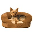 thumbnail image 1 of K&H Pet Products Ortho Bolster Sleeper Orthopedic Dog Bed Brown Small 20 Inches, 1 of 7