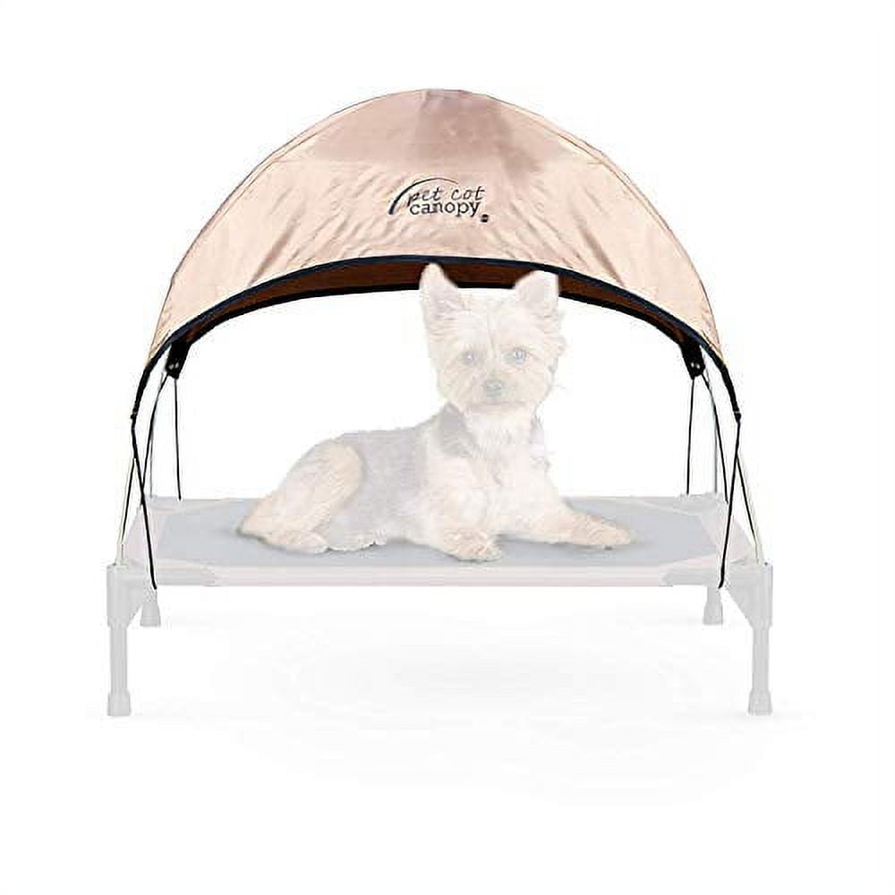 K H PET PRODUCTS Pet Cot Canopy Tan Small Walmart
