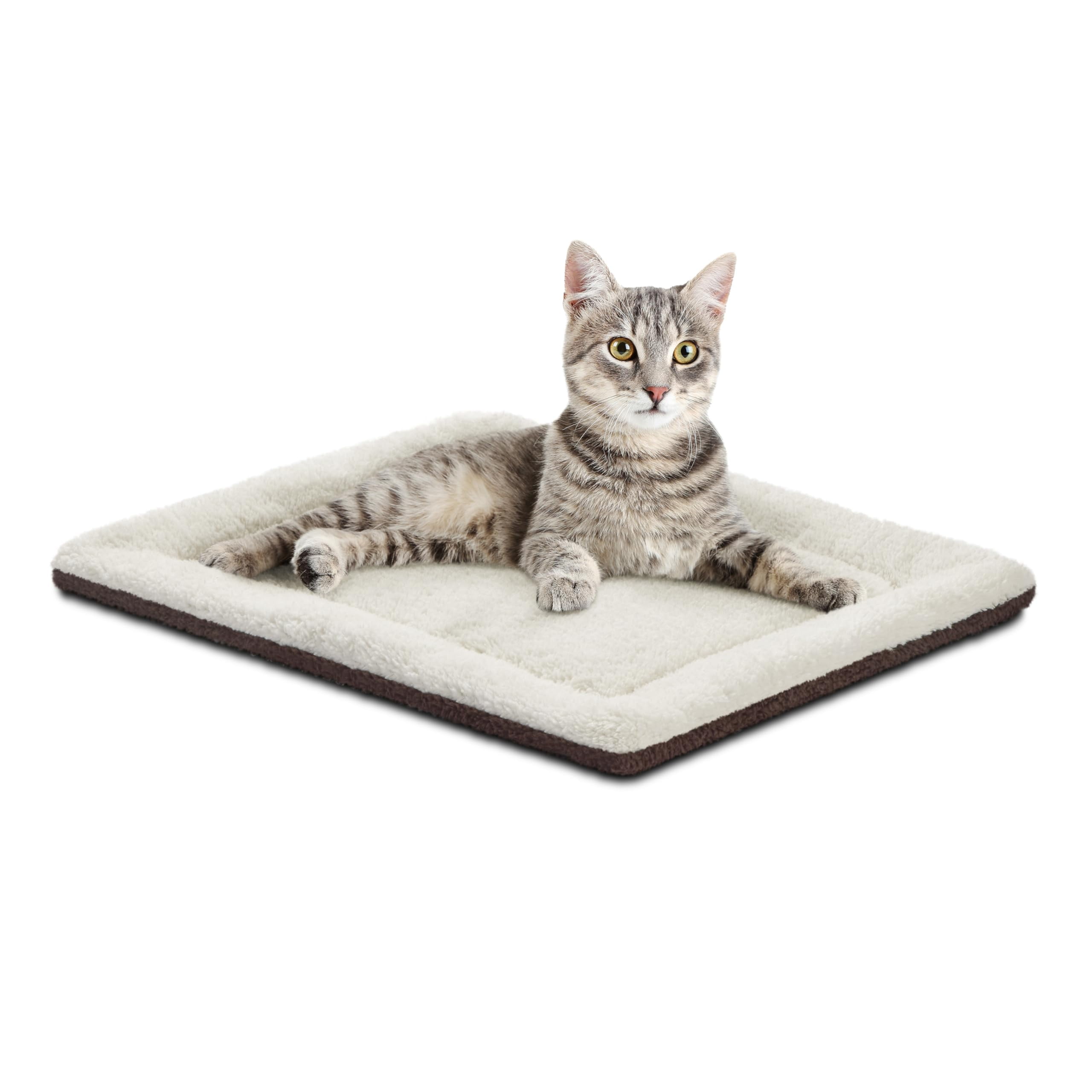Small Reversible Oatmeal and Chocolate Self-Warming Pet Pad