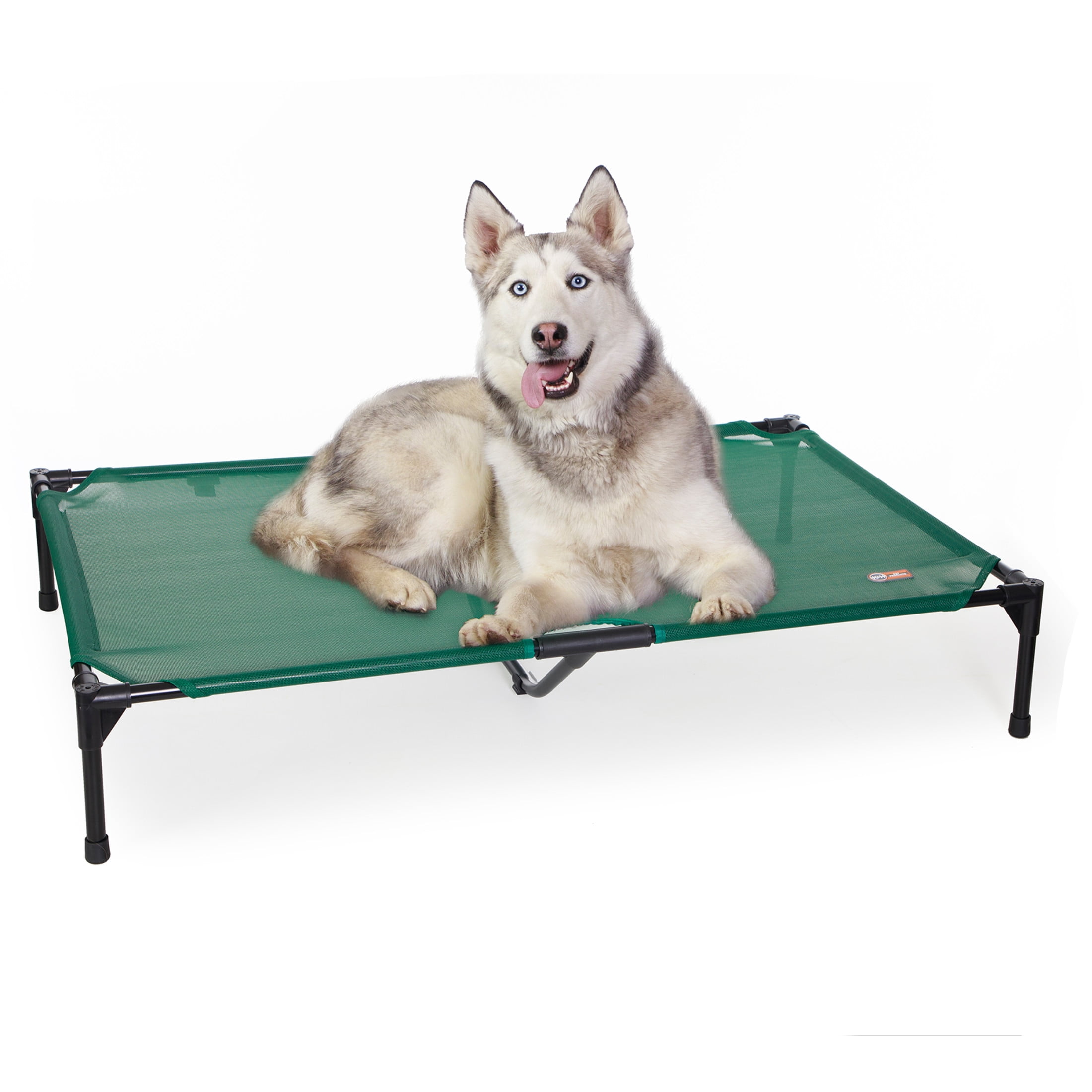K&H Pet Products All Weather Pet Cot Green X-Large 50 X 32 X 9 Inches