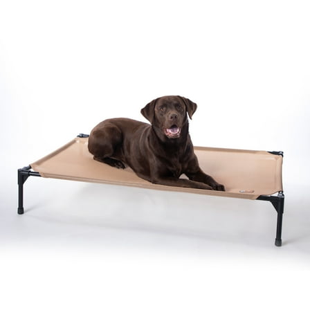 K&H Pet Products All Weather Pet Cot Tan Large 42 X 30 X 7 Inches