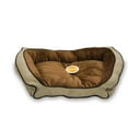 thumbnail image 1 of K&H Pet Products Bolster Couch Dog Bed, Large, Mocha/Tan, 1 of 6